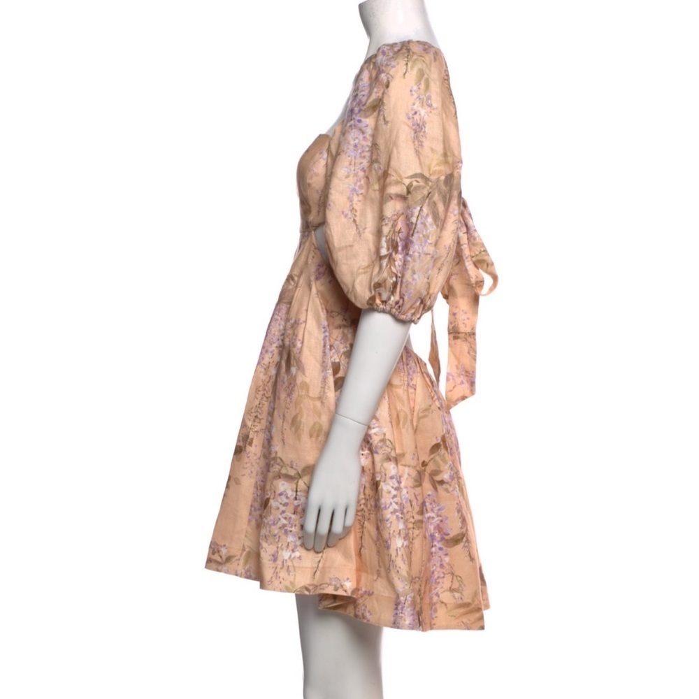 Zimmermann $950 Mini Dress 100% Linen NEW WITH TAGS - Picture 2 of 6